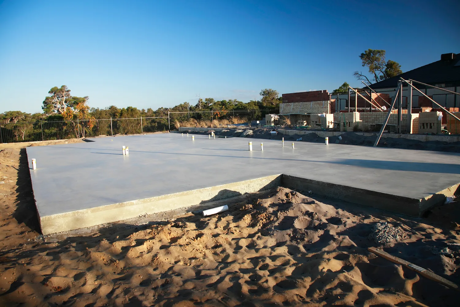 Durable commercial concrete surface built for daily business use
